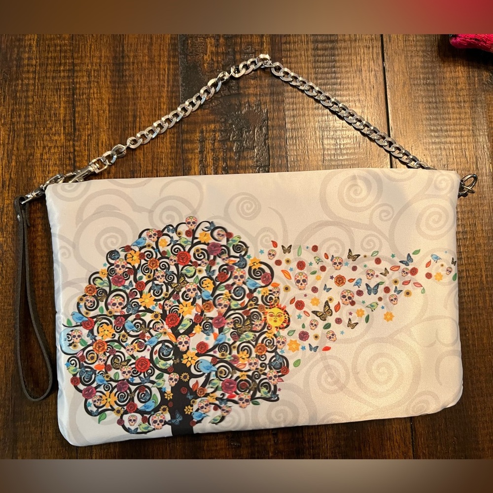 White and Multicolor Women's Bag - Picture 2 of 3